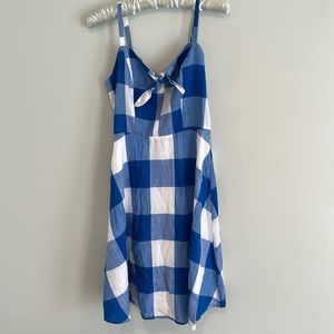 Small Tall NWT Blue and White A line Dress